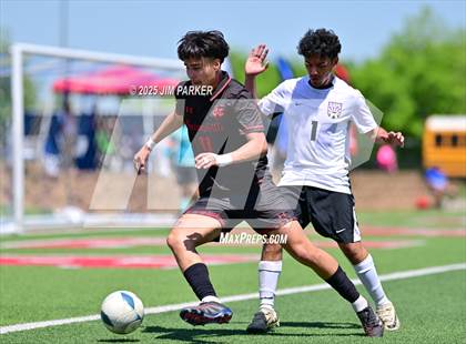 Thumbnail 3 in Austin Achieve vs. Gainesville (UIL 4A Soccer Division II Final) photogallery.