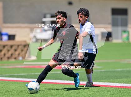 Thumbnail 2 in Austin Achieve vs. Gainesville (UIL 4A Soccer Division II Final) photogallery.