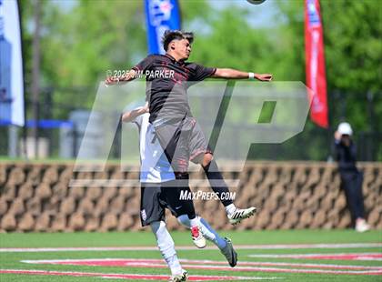 Thumbnail 2 in Austin Achieve vs. Gainesville (UIL 4A Soccer Division II Final) photogallery.