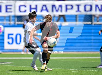 Thumbnail 1 in Austin Achieve vs. Gainesville (UIL 4A Soccer Division II Final) photogallery.