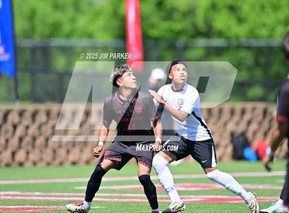 Thumbnail 2 in Austin Achieve vs. Gainesville (UIL 4A Soccer Division II Final) photogallery.