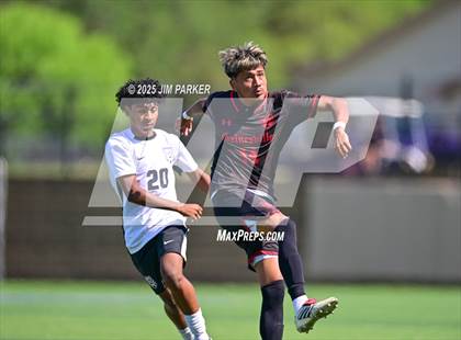 Thumbnail 2 in Austin Achieve vs. Gainesville (UIL 4A Soccer Division II Final) photogallery.