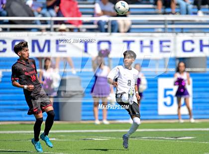 Thumbnail 1 in Austin Achieve vs. Gainesville (UIL 4A Soccer Division II Final) photogallery.