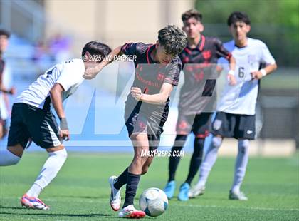 Thumbnail 3 in Austin Achieve vs. Gainesville (UIL 4A Soccer Division II Final) photogallery.