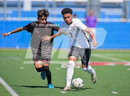 Thumbnail 1 in Austin Achieve vs. Gainesville (UIL 4A Soccer Division II Final) photogallery.