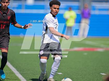 Thumbnail 2 in Austin Achieve vs. Gainesville (UIL 4A Soccer Division II Final) photogallery.