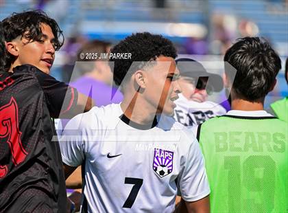 Thumbnail 3 in Austin Achieve vs. Gainesville (UIL 4A Soccer Division II Final) photogallery.