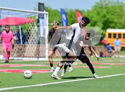 Thumbnail 1 in Austin Achieve vs. Gainesville (UIL 4A Soccer Division II Final) photogallery.