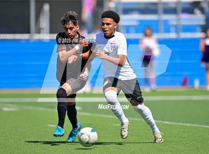 Thumbnail 2 in Austin Achieve vs. Gainesville (UIL 4A Soccer Division II Final) photogallery.