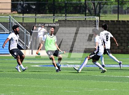 Thumbnail 2 in Austin Achieve vs. Gainesville (UIL 4A Soccer Division II Final) photogallery.