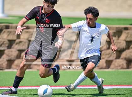 Thumbnail 1 in Austin Achieve vs. Gainesville (UIL 4A Soccer Division II Final) photogallery.
