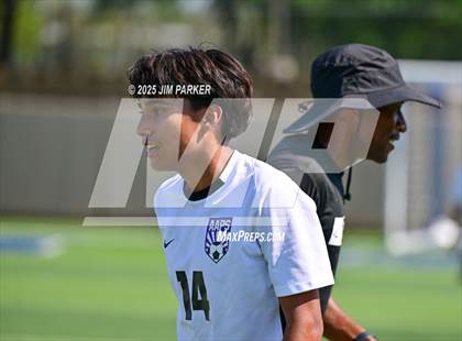 Thumbnail 2 in Austin Achieve vs. Gainesville (UIL 4A Soccer Division II Final) photogallery.