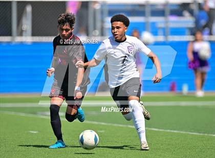 Thumbnail 1 in Austin Achieve vs. Gainesville (UIL 4A Soccer Division II Final) photogallery.