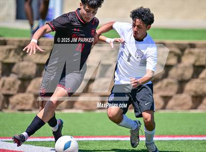 Thumbnail 2 in Austin Achieve vs. Gainesville (UIL 4A Soccer Division II Final) photogallery.