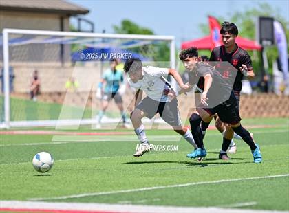 Thumbnail 3 in Austin Achieve vs. Gainesville (UIL 4A Soccer Division II Final) photogallery.
