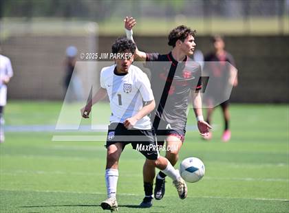 Thumbnail 3 in Austin Achieve vs. Gainesville (UIL 4A Soccer Division II Final) photogallery.
