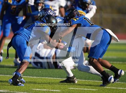 Thumbnail 2 in LBJ Austin vs Bay City (UIL 4A D1 Football Area) photogallery.