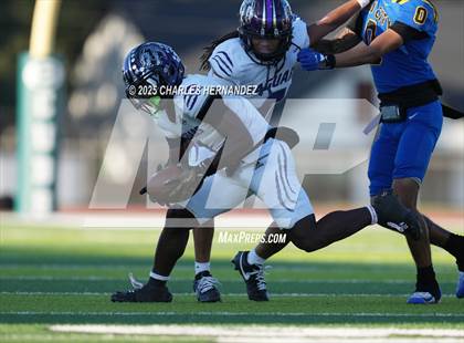 Thumbnail 2 in LBJ Austin vs Bay City (UIL 4A D1 Football Area) photogallery.