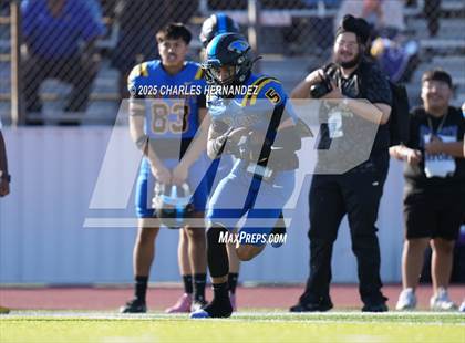 Thumbnail 1 in LBJ Austin vs Bay City (UIL 4A D1 Football Area) photogallery.