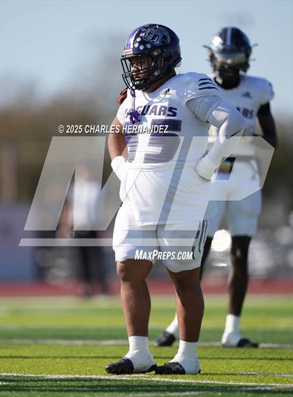 Thumbnail 1 in LBJ Austin vs Bay City (UIL 4A D1 Football Area) photogallery.