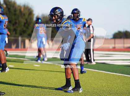 Thumbnail 1 in LBJ Austin vs Bay City (UIL 4A D1 Football Area) photogallery.