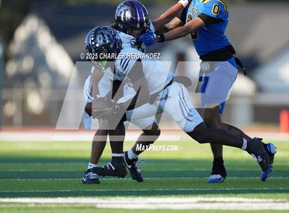 Thumbnail 1 in LBJ Austin vs Bay City (UIL 4A D1 Football Area) photogallery.