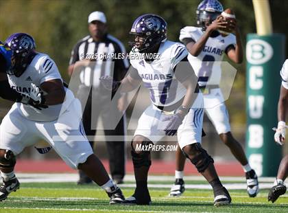 Thumbnail 3 in LBJ Austin vs Bay City (UIL 4A D1 Football Area) photogallery.