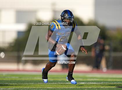 Thumbnail 1 in LBJ Austin vs Bay City (UIL 4A D1 Football Area) photogallery.