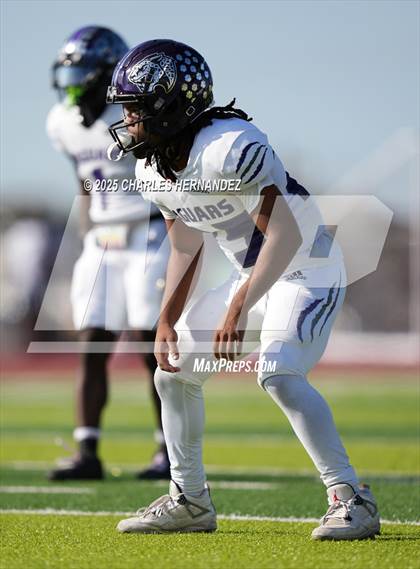 Thumbnail 2 in LBJ Austin vs Bay City (UIL 4A D1 Football Area) photogallery.