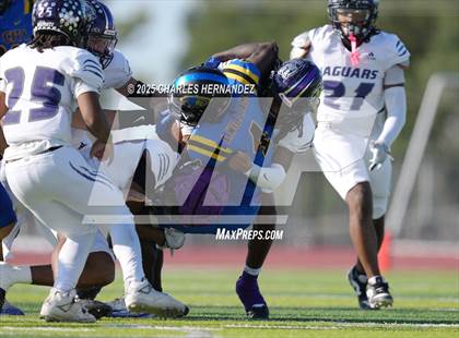 Thumbnail 2 in LBJ Austin vs Bay City (UIL 4A D1 Football Area) photogallery.