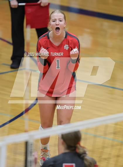 Thumbnail 3 in Madison vs Eagle (IHSAA 5A Final  Match 2)  photogallery.