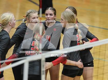 Thumbnail 3 in Madison vs Eagle (IHSAA 5A Final  Match 2)  photogallery.