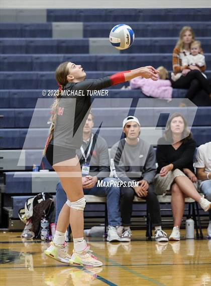 Thumbnail 3 in Madison vs Eagle (IHSAA 5A Final  Match 2)  photogallery.