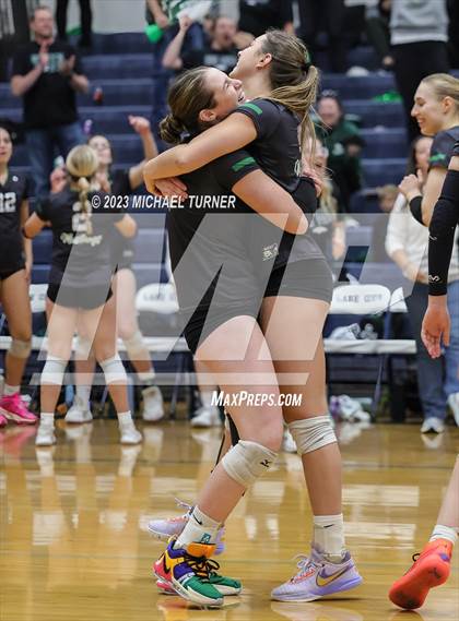 Thumbnail 3 in Madison vs Eagle (IHSAA 5A Final  Match 2)  photogallery.