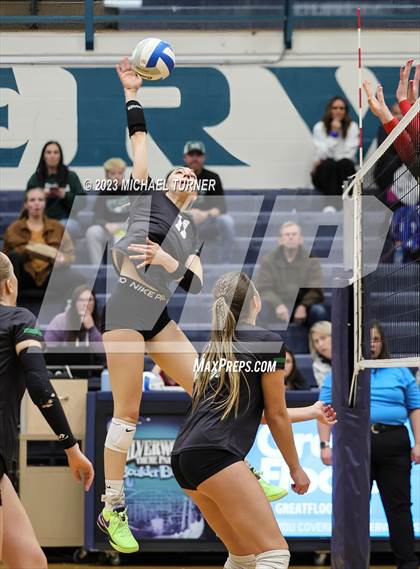 Thumbnail 2 in Madison vs Eagle (IHSAA 5A Final  Match 2)  photogallery.