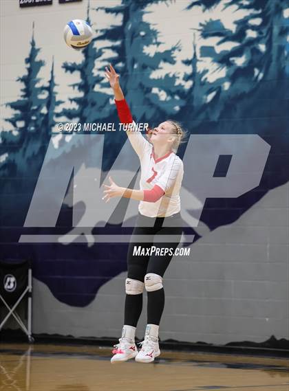 Thumbnail 2 in Madison vs Eagle (IHSAA 5A Final  Match 2)  photogallery.