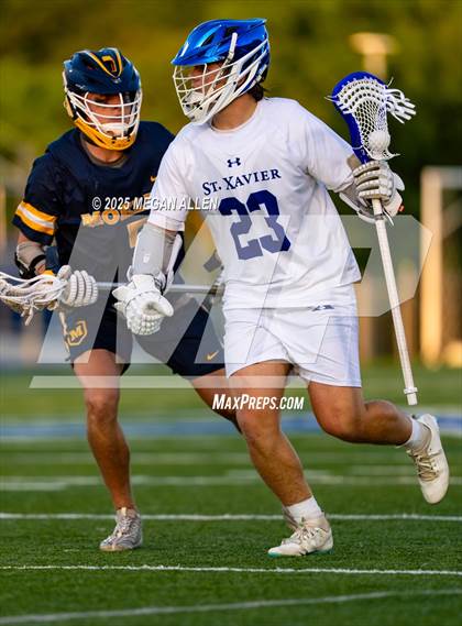 Thumbnail 2 in Archbishop Moeller @ St. Xavier (OHSAA Division 1 Round 3) photogallery.