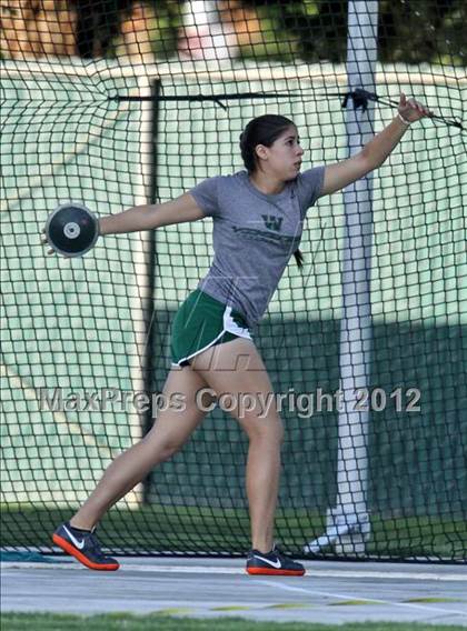 Thumbnail 2 in CIF CS Masters Championships (Girls Field Events) photogallery.