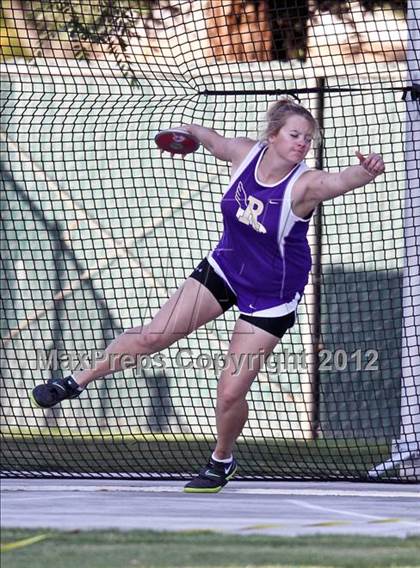 Thumbnail 2 in CIF CS Masters Championships (Girls Field Events) photogallery.