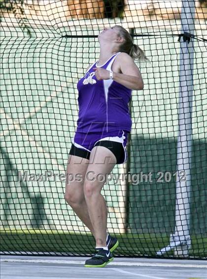 Thumbnail 1 in CIF CS Masters Championships (Girls Field Events) photogallery.