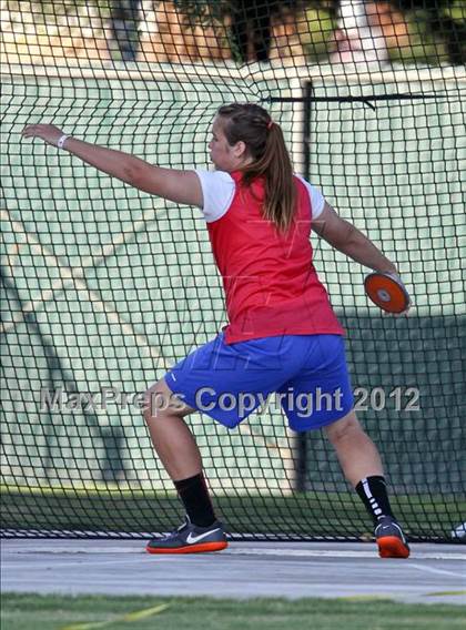 Thumbnail 3 in CIF CS Masters Championships (Girls Field Events) photogallery.