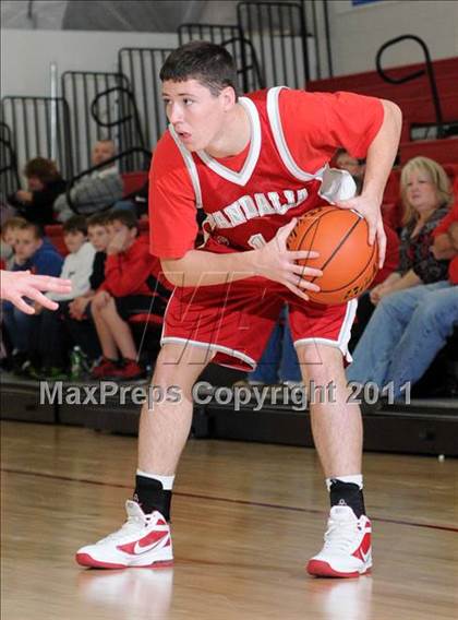 Thumbnail 3 in Benton vs. Vandalia (DuQuoin Tip-Off Classic) photogallery.