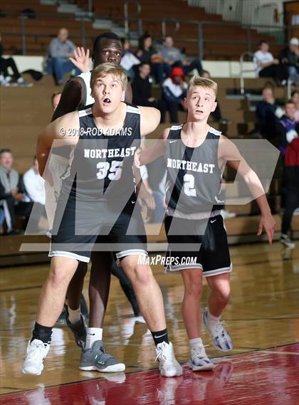 Thumbnail 1 in Lincoln Southwest vs. Lincoln Northeast (Heartland Athletic Conference Tournament) photogallery.