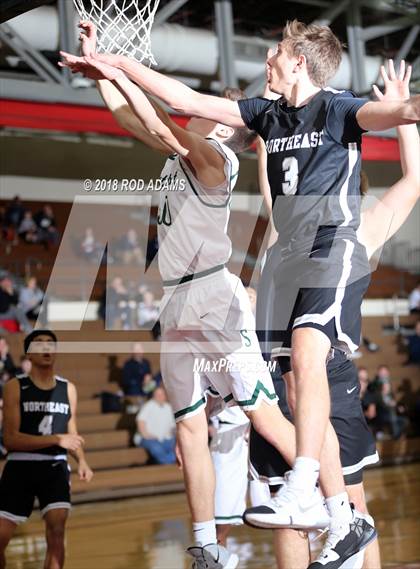 Thumbnail 1 in Lincoln Southwest vs. Lincoln Northeast (Heartland Athletic Conference Tournament) photogallery.