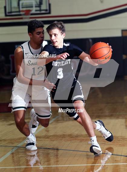 Thumbnail 3 in Lincoln Southwest vs. Lincoln Northeast (Heartland Athletic Conference Tournament) photogallery.