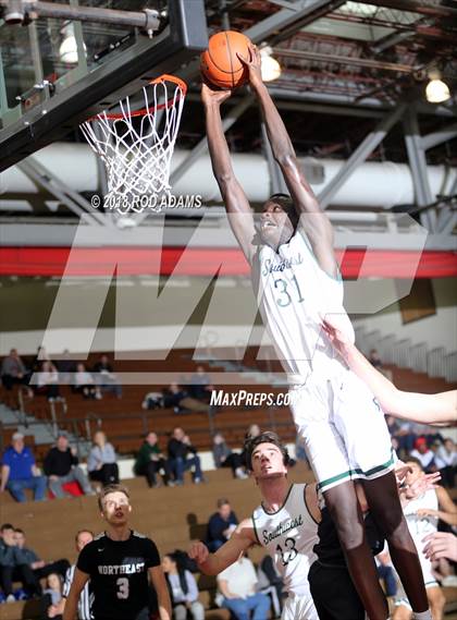 Thumbnail 2 in Lincoln Southwest vs. Lincoln Northeast (Heartland Athletic Conference Tournament) photogallery.
