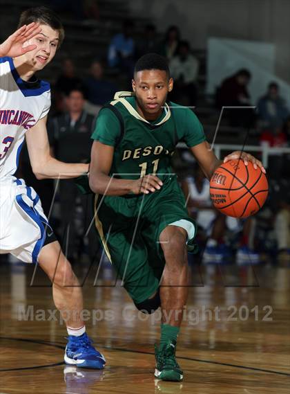 Thumbnail 2 in Duncanville vs, DeSoto (McDonald's Texas Invitational) photogallery.