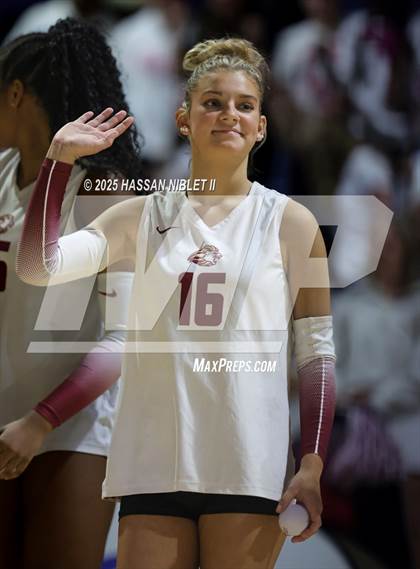 Thumbnail 3 in Hebron Christian vs. Lovett (GHSA 1A Private Finals) photogallery.