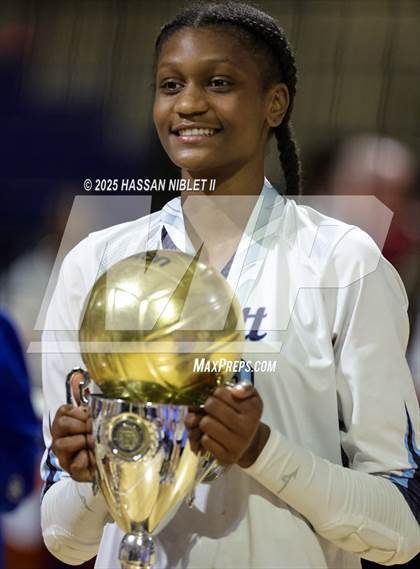 Thumbnail 3 in Hebron Christian vs. Lovett (GHSA 1A Private Finals) photogallery.