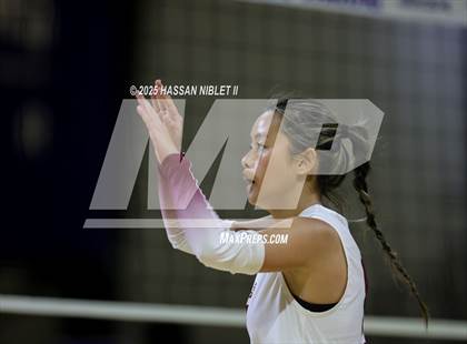 Thumbnail 3 in Hebron Christian vs. Lovett (GHSA 1A Private Finals) photogallery.